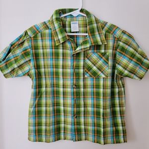 Gymboree Plaid Button down